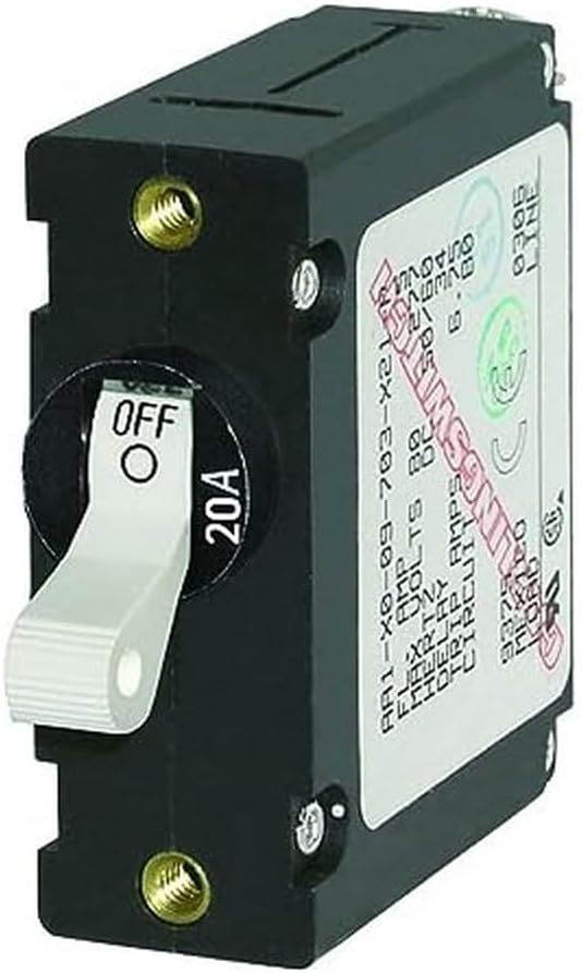 Blue Sea Systems A-Series Toggle Single Pole Circuit Breakers - $30.95
