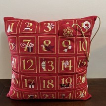 Nicole Miller Christmas Count Down Advent Pillow - £19.45 GBP