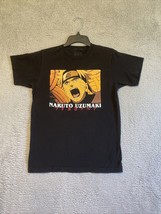 Naruto Shippuden Collection Naruto Uzumaki Yell Black T Shirt Size Small - £8.51 GBP