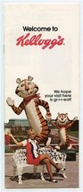 Welcome to Kellogg&#39;s Brochure Battle Creek Michigan Tony the Tiger 1978 - £17.12 GBP