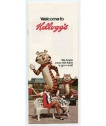 Welcome to Kellogg&#39;s Brochure Battle Creek Michigan Tony the Tiger 1978 - £17.20 GBP