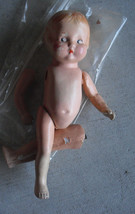Vintage 1930s PM Marked Composition Girl Doll to Restring Repaint 11&quot; Tall - £20.25 GBP
