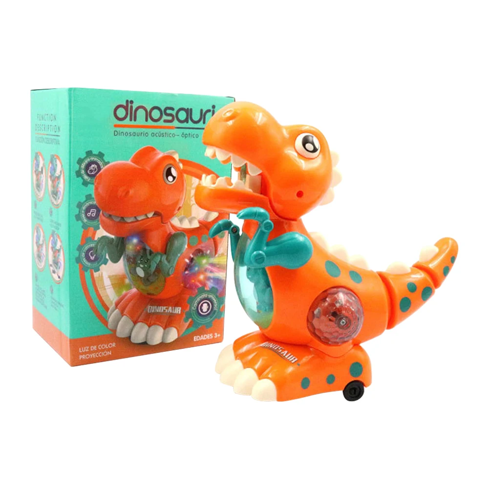 Automatic Moving Dino Toys with LED Light Music Training Grasp Skill Dino - £6.86 GBP+