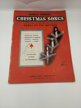 Songbook : World Famous Christmas Songs Nativity 1929 Sheet Music Caroling - $12.72