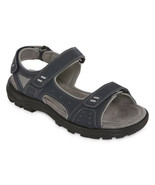 St. John&#39;s Bay Men&#39;s Sunter Navy Strap Sandals Gray Size 13 NEW - $49.10 CAD