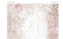 Tuscarora Quadrangle, Nevada 1956 Topo Map USGS 15 Minute Topographic - £17.30 GBP