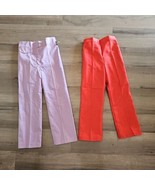 Vtg Girls Slacks Size 6x Vtg Nwt Red And Purple 70s J&amp;J Co JC Penny NOS - €21,45 EUR