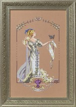 MD158 "Lady Mirabilia" Chart, Embellishment(MD158E) and Special Threads - $54.44