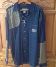 Mens university of florida gator shirt long sleeve denim size XL Boca classics - £39.27 GBP