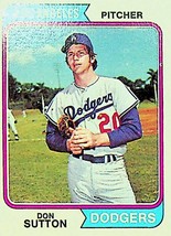 1974 Topps Don Sutton #220 Baseball Card - $8.14