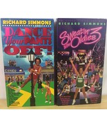 Lot of 2 Richard Simmons Sweatin To The Oldies 3 &amp; Dance Your Pants Off ... - £2.22 GBP