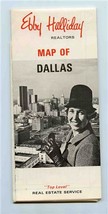 Ebby Halliday Realtors 1970 Map Of Dallas Texas - £37.98 GBP