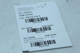 Steering Gear/Rack 163 Type Power Steering Fits 00-01 MERCEDES ML-CLASS 75485 image 2