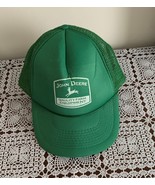 John Deere Mesh Snapback Baseball Cap Hat Quality Farm Equipment Green V... - £10.40 GBP