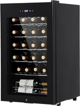 28 Bottle Compressor Wine Cooler Refrigerator, Wine Fridge Freestanding ... - £425.49 GBP