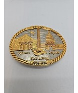 Texas Sesquicentennial Alamo San Jacinto Capital 1836-1986 Belt Buckle L... - $74.24