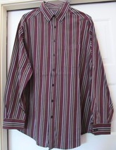 ROUNDTREE &amp; YORKE Shirt STRIPED 100% COTTON L/S NWOT Men&#39;s XLT - £16.99 GBP