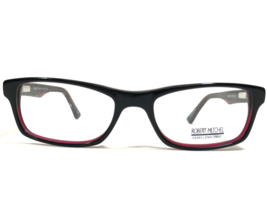 Robert Mitchel Boys Eyeglasses Frames RMJ3001 BK/RD Black Red 49-16-135 - £40.93 GBP