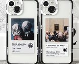 Da vinci rene magritte art exhibition phone case for iphone 14 13 12 11 pro max thumb155 crop