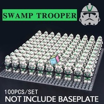 100pcs/set Star Wars Swamp troopers Army of Galactic Empire Minifigures Toy - £104.69 GBP