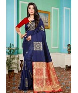 Sarees Fabric Banarasi Silk (Saree Length Size :5.5 m ) - £36.12 GBP