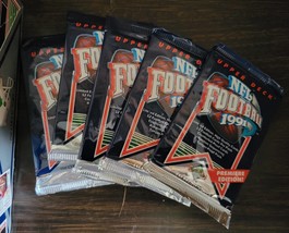 Lot of 5 Packs of 1991 Upper Deck NFL Premier Edition - £15.56 GBP