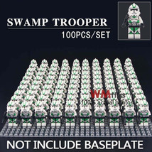 100pcs/set Clone Swamp Troopers Star Wars Mini Figures Building Blocks  - £110.08 GBP