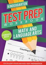 Kindergarten Grade Math &amp; Language Arts Test Prep Workbook (Aligned with... - £4.71 GBP