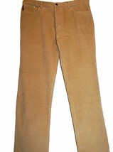 Ferre Authentic Beige Men&#39;s Cotton Corduroy Jeans Pants Size US 38 EU 52  - £43.11 GBP