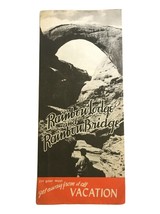 Vtg 1940s Rainbow Bridge Utah Rainbow Lodge Travel Brochure  - $14.22