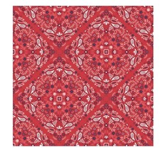 Emma &amp; Mila Pre-Cut Cotton Fabric, Floral Tile, Fat Quarter, 18&quot; X 21&quot; - £3.15 GBP