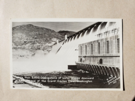 Vintage Postcard - Grand Coulee Dam 1947 Black and White - Western Souvenirs - £11.96 GBP