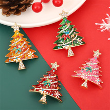 4 Pieces Christmas Brooch Set Metal Brooch Includes Christmas Gifts - £12.78 GBP