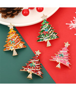 4 Pieces Christmas Brooch Set Metal Brooch Includes Christmas Gifts - £12.74 GBP