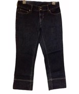 Womens Simply Vera by Vera Wang Medium Wash Straight Leg Cropped Jeans S... - $375.11 MXN
