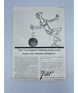 1970s VOIT No Dribble Basketball XB20 Print Ad Ephemeral Ephemera Advert... - $6.89