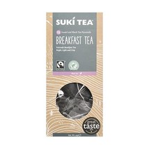 Suki Tea Breakfast Fairtrade (Pack of 1, Total 15 Pyramids)  - £9.72 GBP