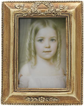 Small Vintage 2.5X3.5 Picture Frame, Mini Antique Ornate Photo Frame, Table Top  - £16.76 GBP