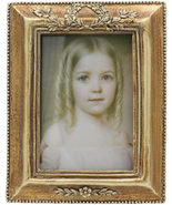 Small Vintage 2.5X3.5 Picture Frame, Mini Antique Ornate Photo Frame, Ta... - £16.45 GBP