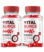 2 Pack Vital Surge Max Plus Gummies for Men Higher Strength Daily Supple... - $49.90