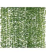 Yatim 78-Ft 12 Pack Silk Artificial Ivy Vines Leaf Garland Plants Hanging - £30.57 GBP