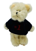 Boyds Bears Mini Thinkin Of Ya #1 Navy Sweater Message Bear Head Bean Collection - $34.58