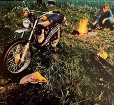 Harley Davidson SX125 Dirt Bike Advertisement 1974 Motorcycle Ephemera L... - $34.99