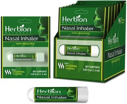 Herbion Naturals Nasal Inhaler Non-Medicated, 0.05 Fl Oz -  Pack of 6 - $22.99