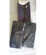Citystl Tights Women&#39;s Plus Size XL-XXL Black Nylon Blend - Set of 2 Pairs - $20.44 CAD