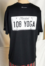 Maryland 108 Yogo License Plate Men&#39;s T-Shirt Size L Champion Vapor Wicking - £14.93 GBP