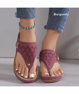 Olva Women’s Platform Flip Flops Comfortable Casual Dressy Wedged Sandals - $683.32 MXN