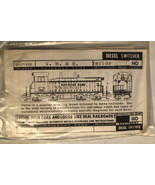Vintage 92-76 T H &amp; B Yellow 1957 Model Train Decals - £7.81 GBP