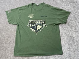 South Carolina StingRays Shirt Mens XXL Green Military Appreciation 2018... - $24.74