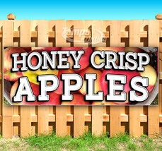 Honey Crisp Apples Advertising Vinyl Banner Flag Sign Many Sizes Carnival Food - £16.57 GBP+